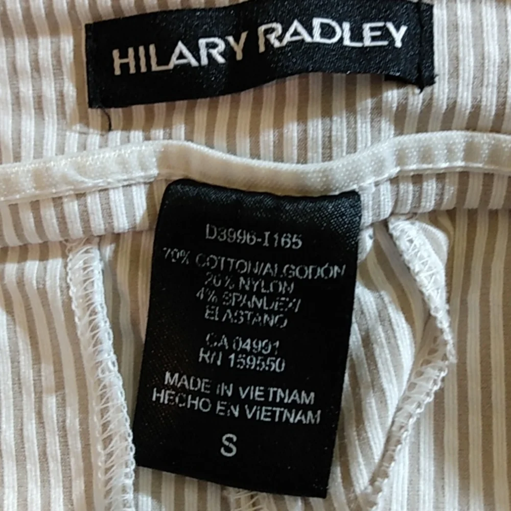 *Hilary Radley Stretch‎ Pants – Women Size S – Grey/White